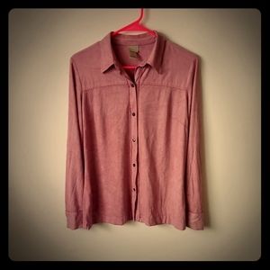 Suede blouse